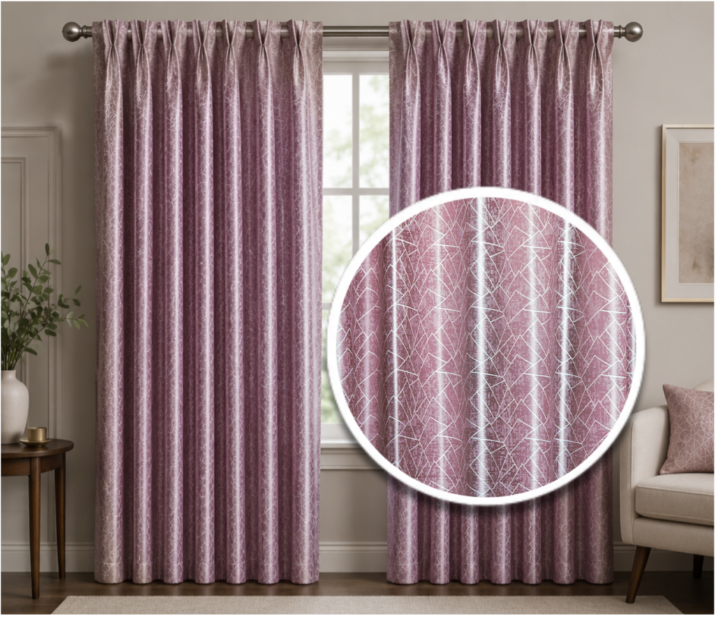 Made-to-measure for your exact window size with premium stitching and elegant drape.